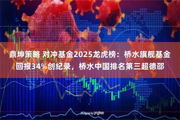 鼎坤策略 对冲基金2025龙虎榜：桥水旗舰基金回报34%创纪录，桥水中国排名第三超德邵